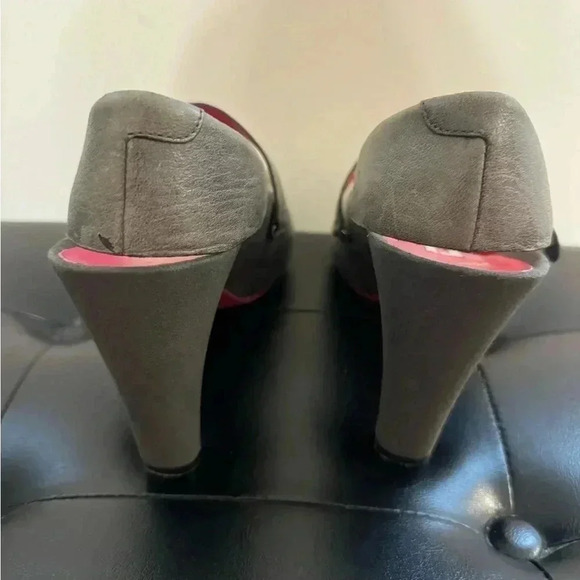 Tsubo Leather and Suede Acrea' Slingback Mary Jane Pumps/Heels Sz 9. 🔥 - Picture 10 of 13